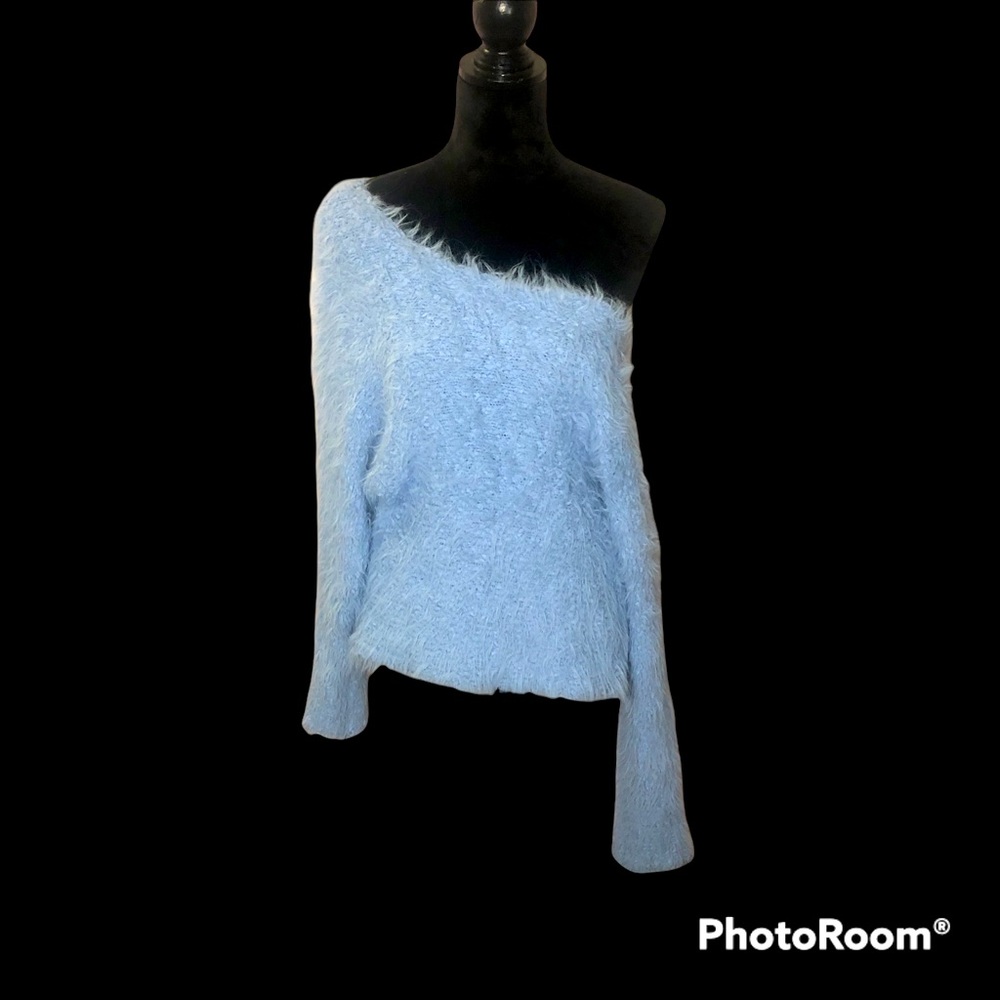 Textured Off Shoulder Sweater